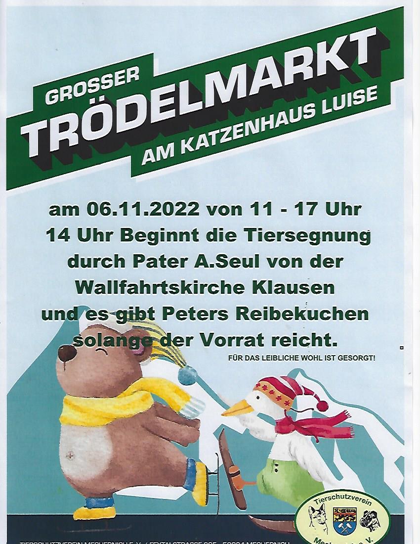 06.11.2022Tiersegnung.Trödel.Reibekuchen